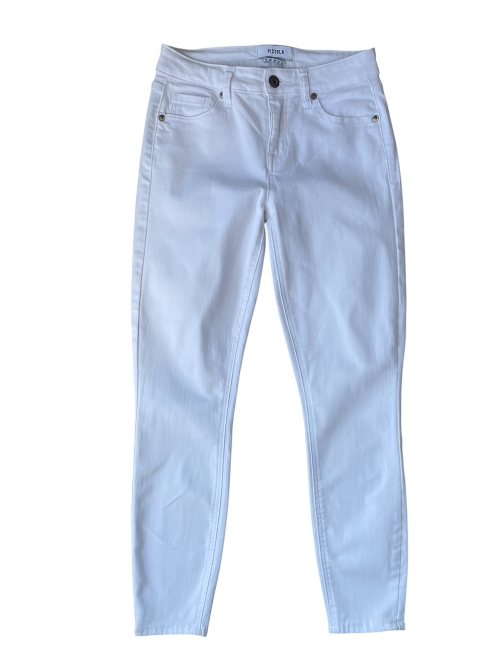 Pistola Mid-Rise Skinny Denim Jeans Size 26 White